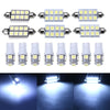 Car Interior Lighting 14pcs White LED Bulb Kit Map Dome License Plate Trunk/Cargo Spare Lights For Dodge Ram 1500 2500  02-11