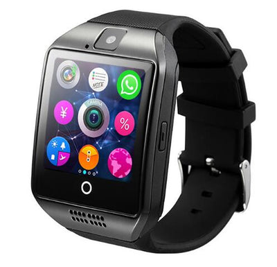 Bluetooth Smart Watch men Q18 With Camera Facebook Whatsapp Twitter| Sync SMS Smartwatch Support SIM TF Card For IOS Android