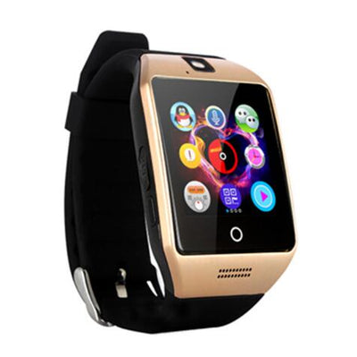 Bluetooth Smart Watch men Q18 With Camera Facebook Whatsapp Twitter| Sync SMS Smartwatch Support SIM TF Card For IOS Android