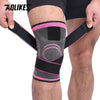 AOLIKES 1PCS 2019 Knee Support Professional Protective Sports Knee |Pad Breathable Bandage Knee Brace Basketball Tennis Cycling