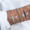 IPARAM Bohemian Shell Map Turtle Bracelet Set 2019 Retro Geometric Statement Female Glamour Fashion Jewelry Jewelry Gift