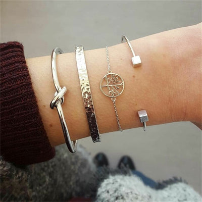 IPARAM Bohemian Shell Map Turtle Bracelet Set 2019 Retro Geometric Statement Female Glamour Fashion Jewelry Jewelry Gift